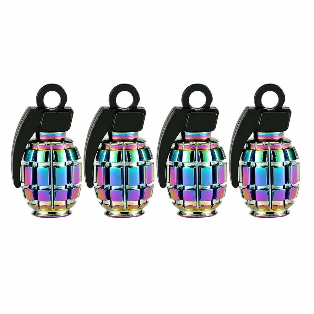 Oil Slick Tyre Valve Caps | Stylish & Durable for Electric Bikes - Cooly Bikes