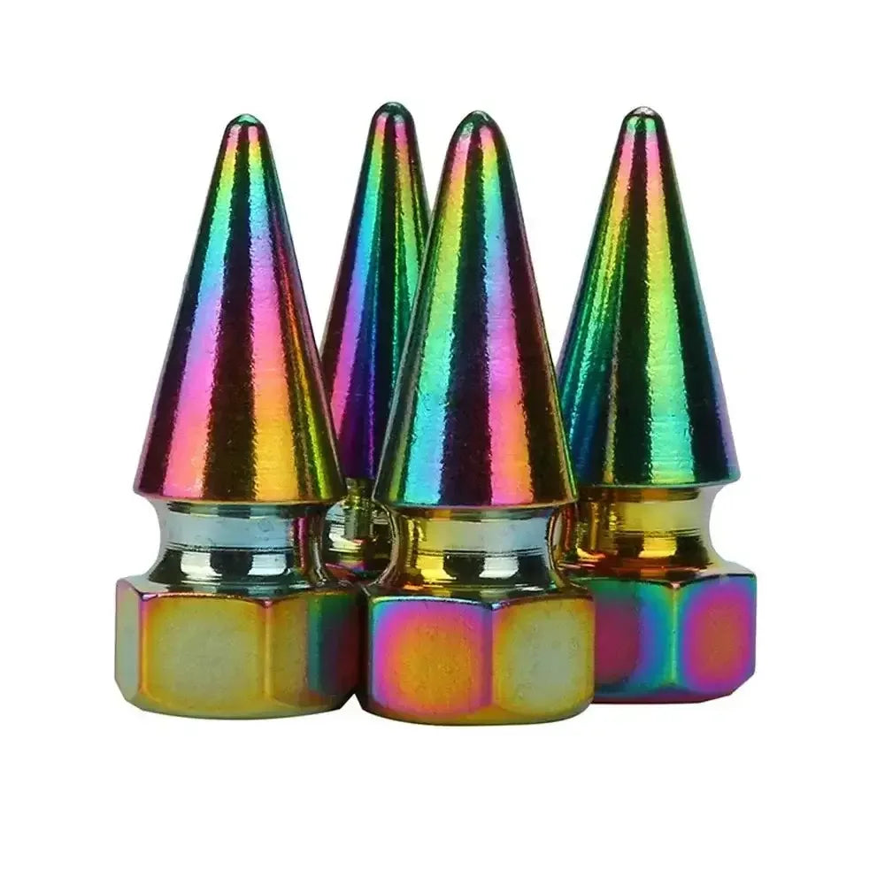 Oil Slick Tyre Valve Caps | Stylish & Durable for Electric Bikes - Cooly Bikes