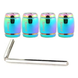 Oil Slick Tyre Valve Caps | Stylish & Durable for Electric Bikes - Cooly Bikes